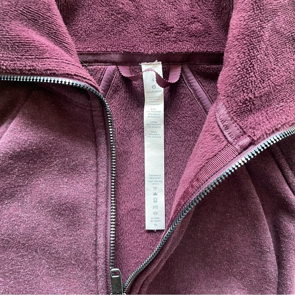 Lululmeon Cropped Maroon Sweater - Picture 2 of 3